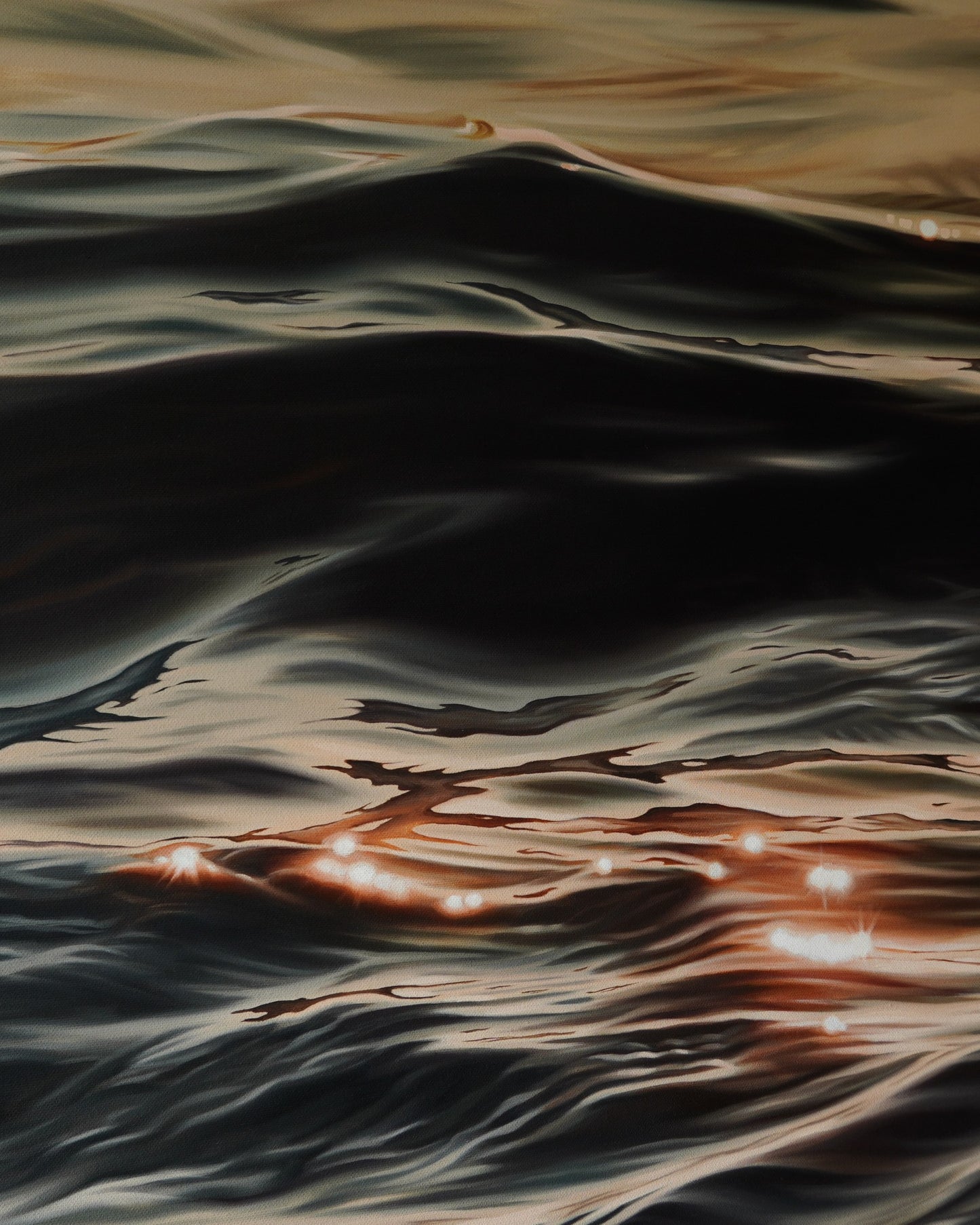 Golden Reverie, Original Oilpainting, 80 x 120 cm