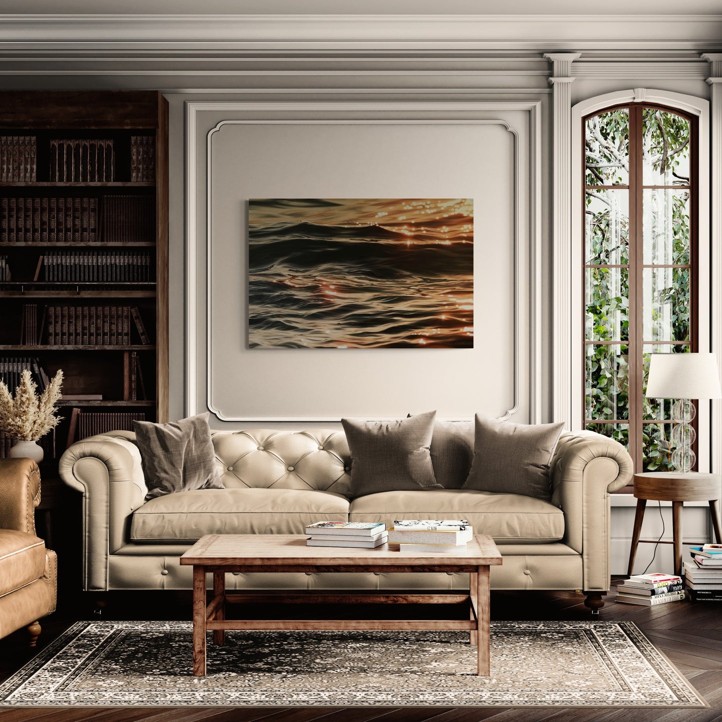 Golden Reverie, Original Oilpainting, 80 x 120 cm