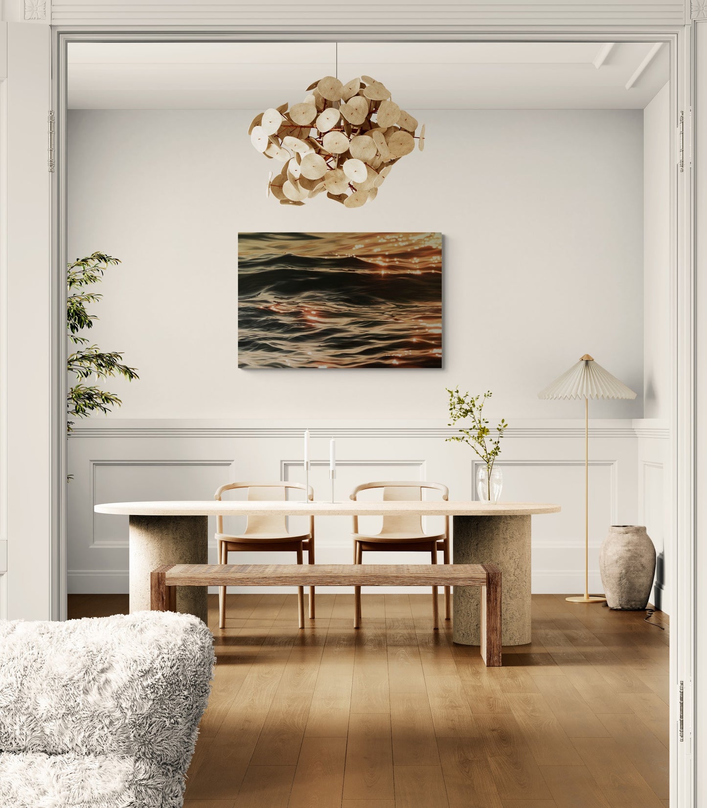 Golden Reverie, Original Oilpainting, 80 x 120 cm