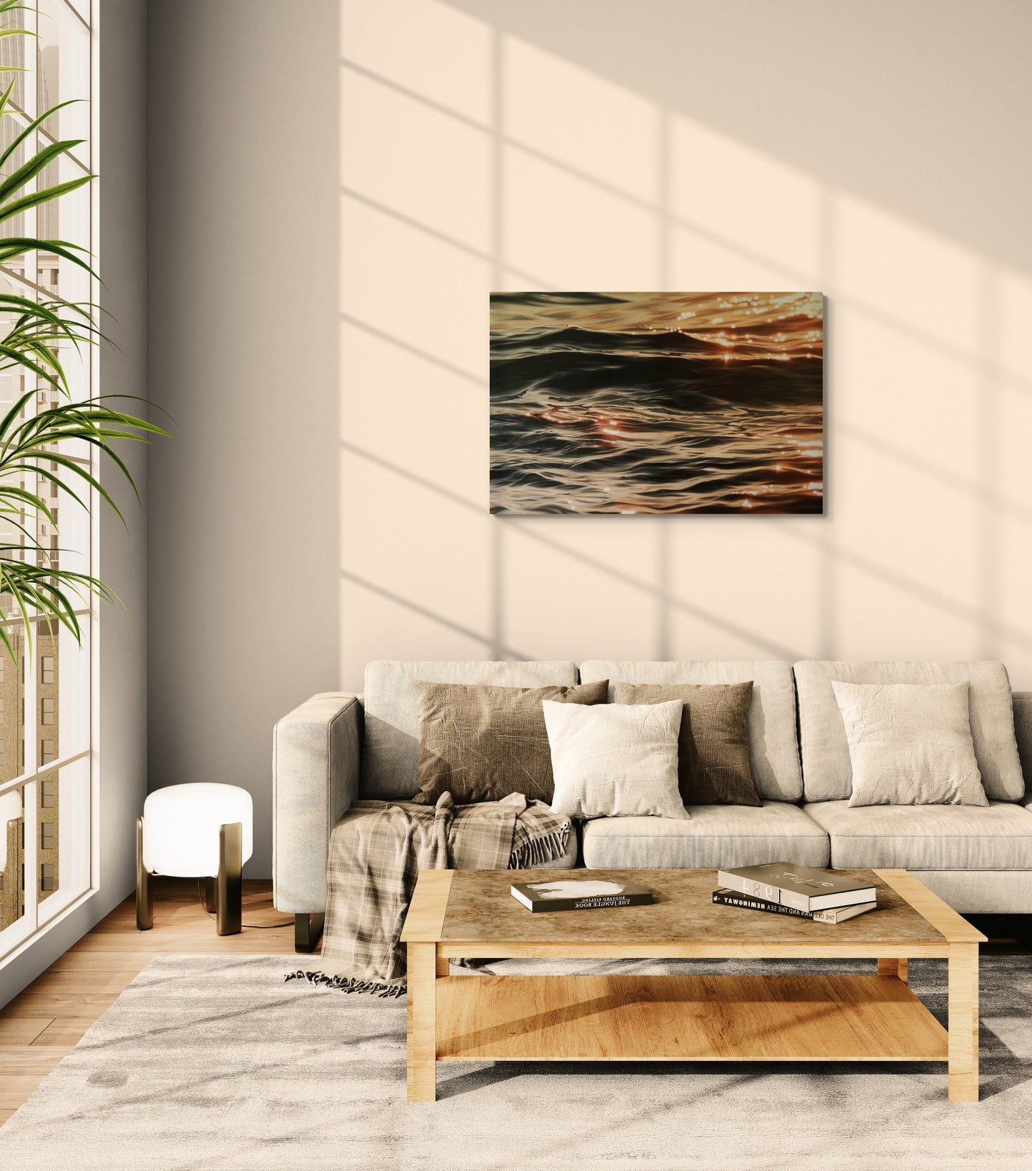 Golden Reverie, Original Oilpainting, 80 x 120 cm