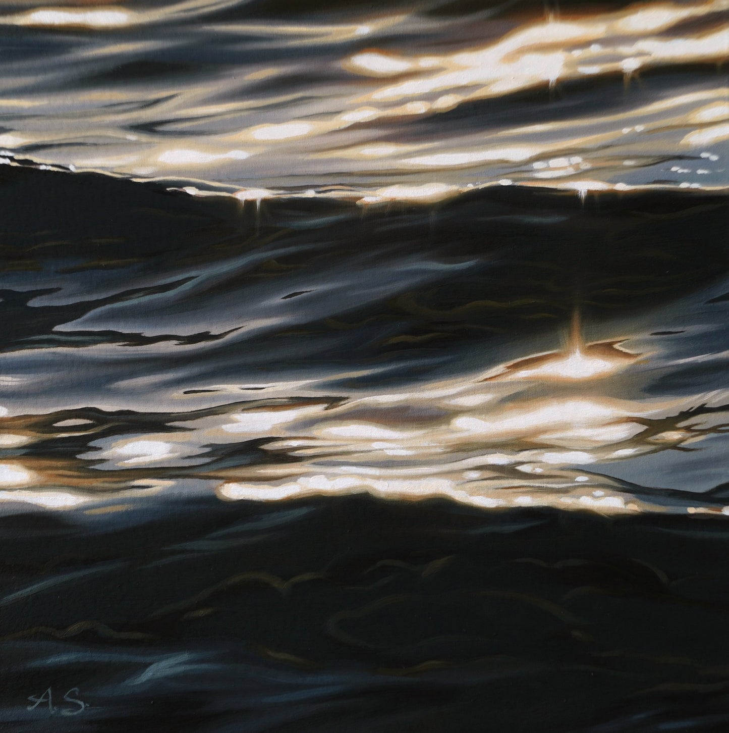 Lumina, Original Oilpainting, 20 x 20 cm