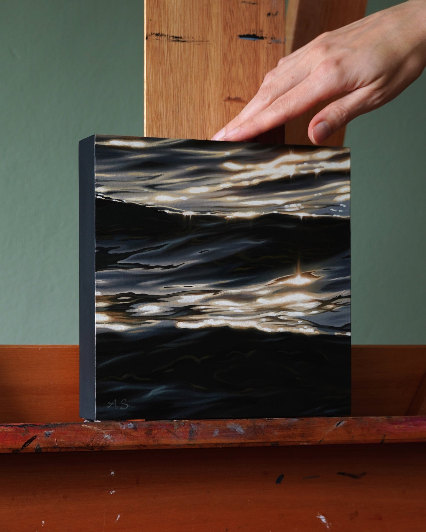 Lumina, Original Oilpainting, 20 x 20 cm