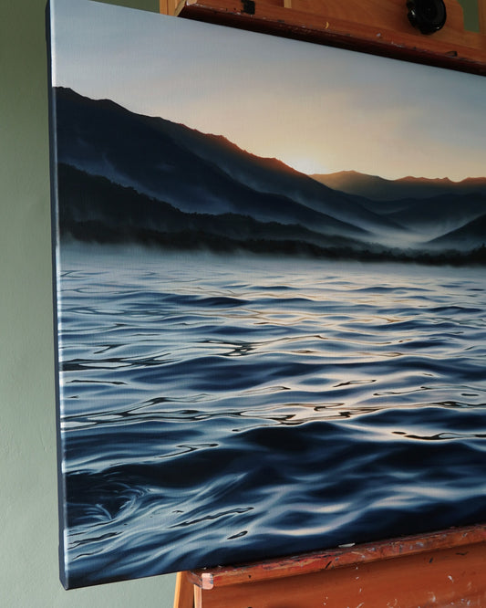 Quiet Mist, Original Oilpainting, 70 x 100 cm