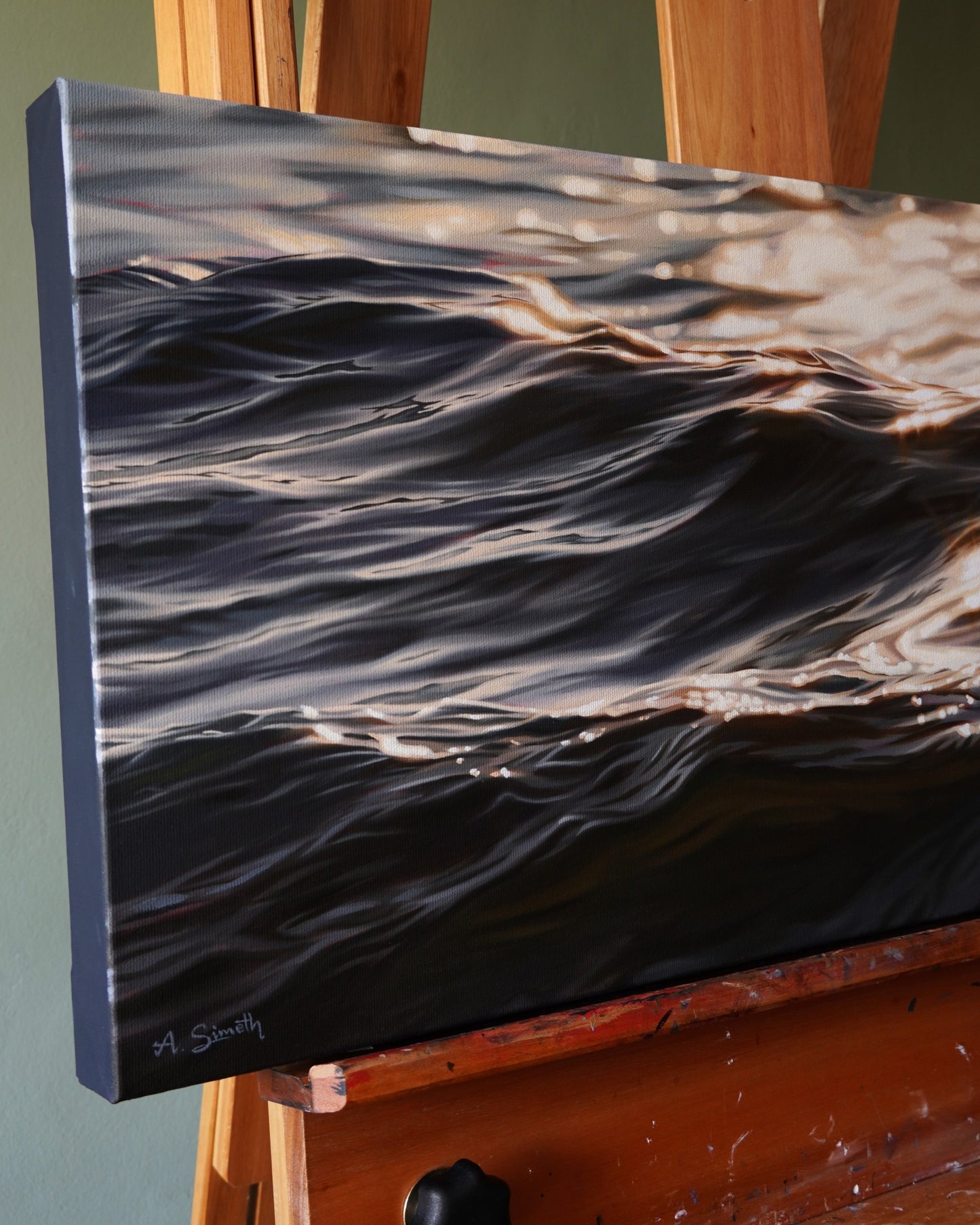 Resurgence, Original Oilpainting, 40 x 80 cm