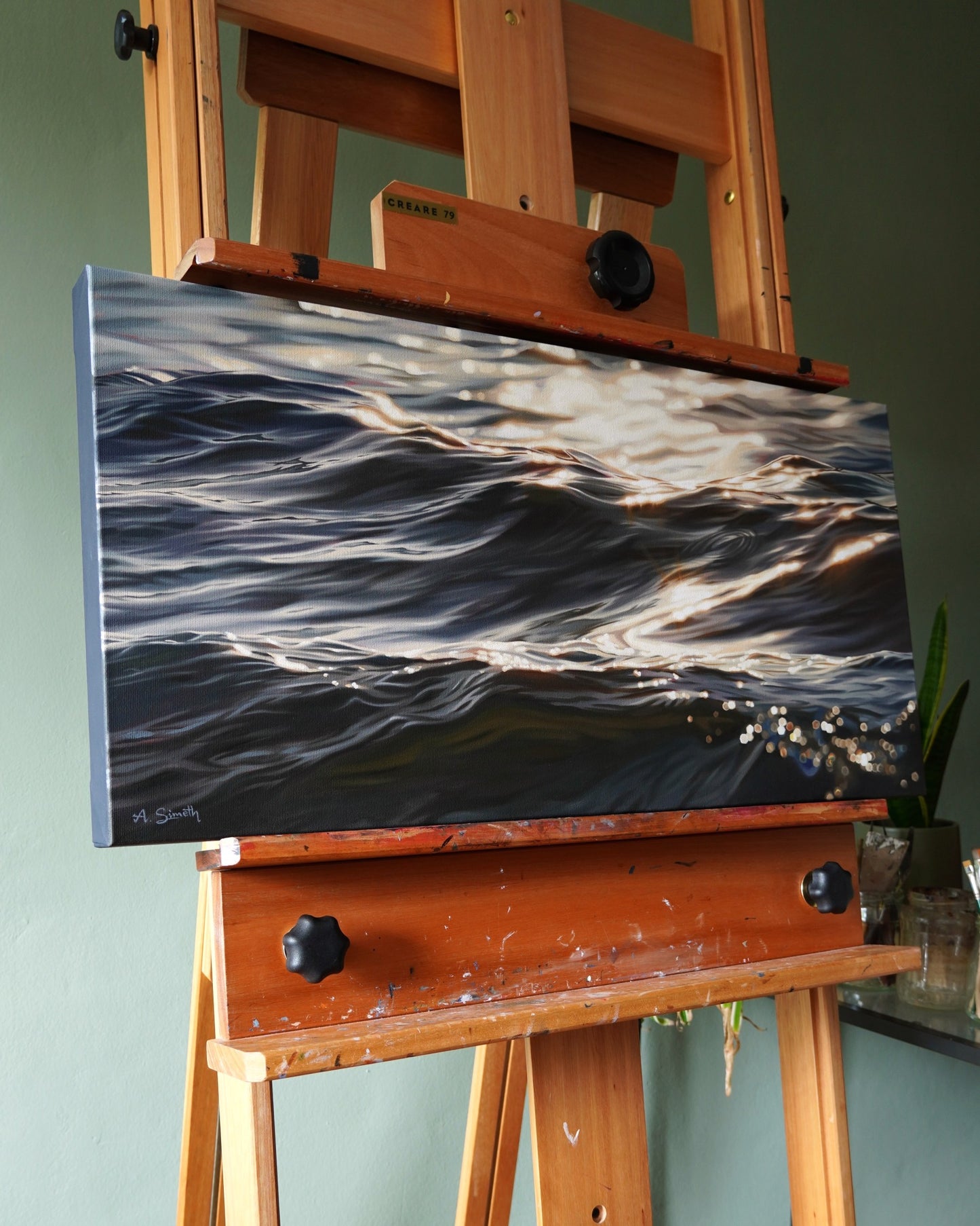 Resurgence, Original Oilpainting, 40 x 80 cm