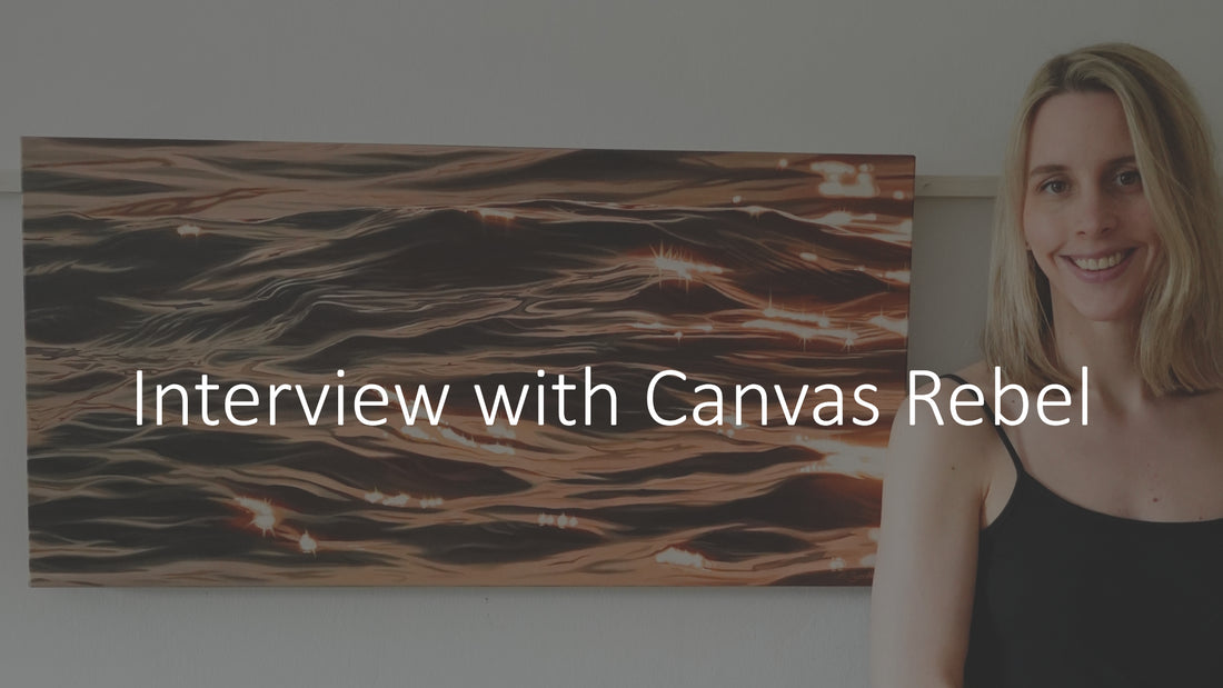 Interview with Canvas Rebel - Sharing how I started my artist journey