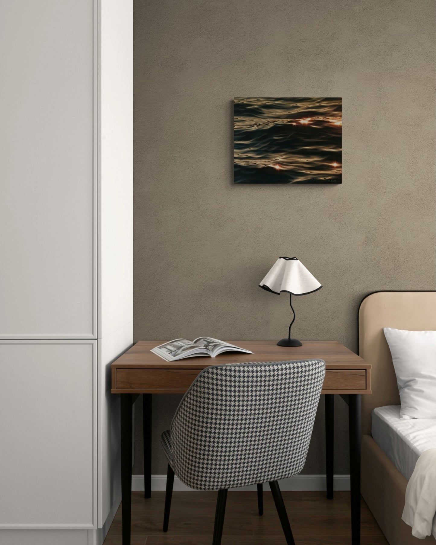 Embers of the Tide, Original Oilpainting, 40 x 50 cm