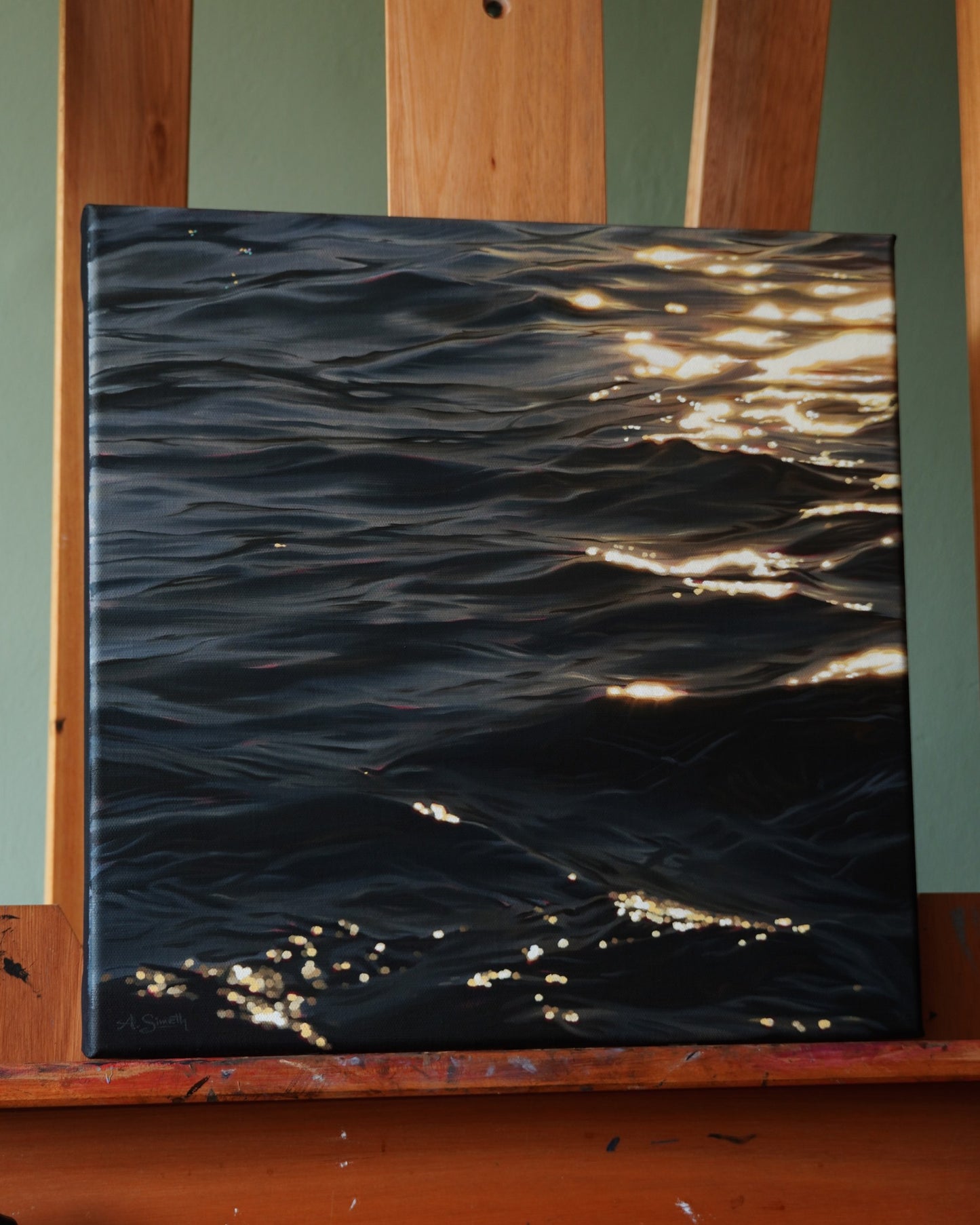 Equilibrium, Original Oilpainting, 40 x 40 cm