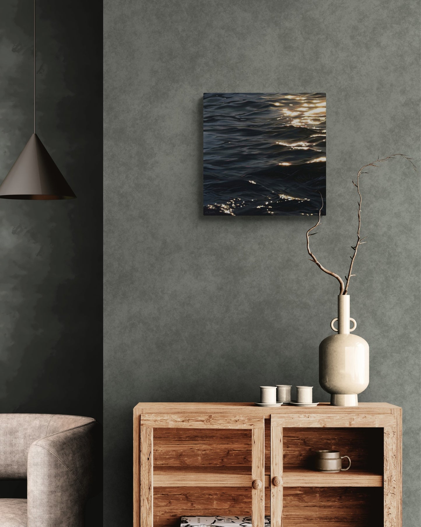 Equilibrium, Original Oilpainting, 40 x 40 cm