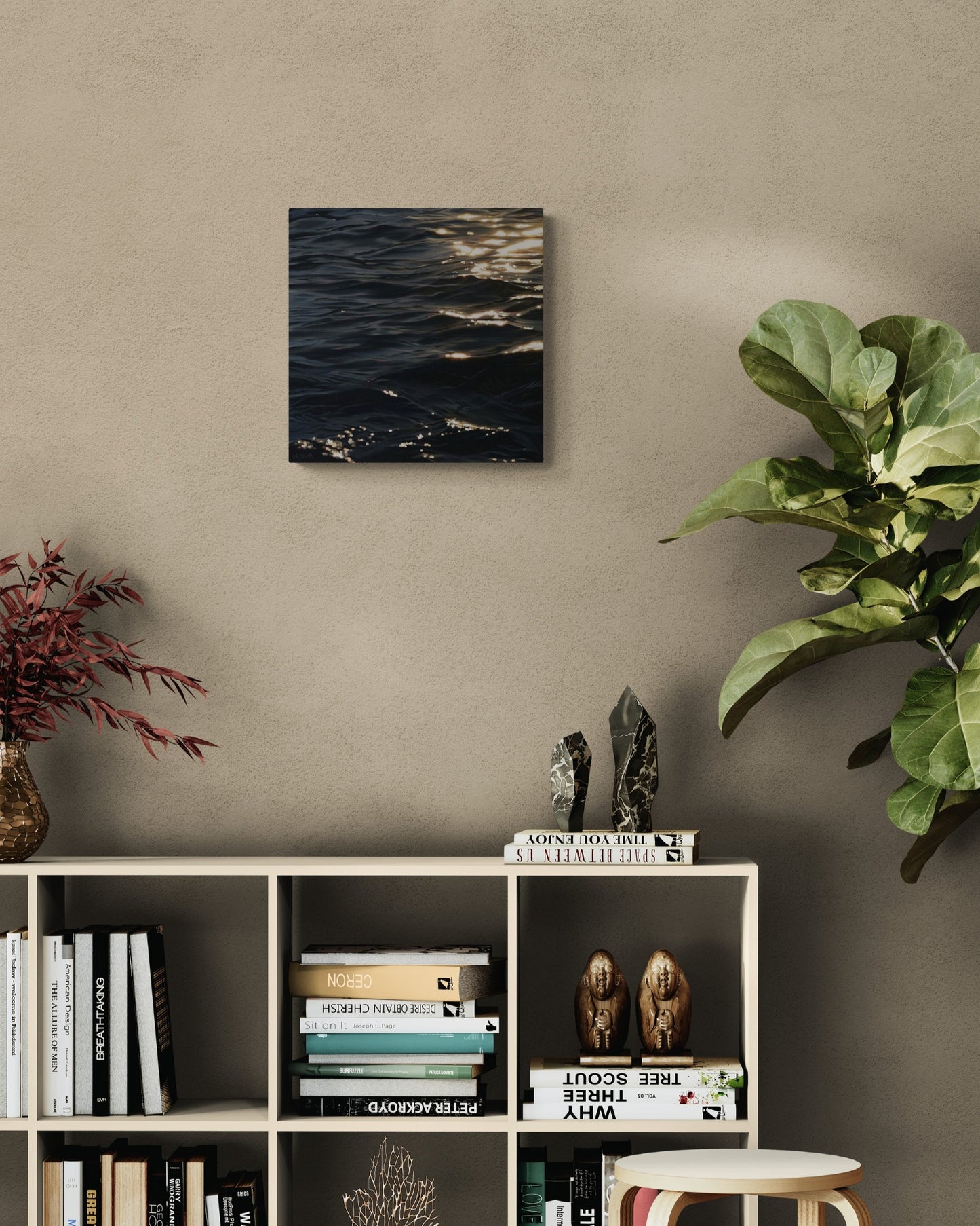 Equilibrium, Original Oilpainting, 40 x 40 cm