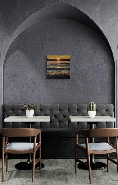 Luminous Drift, Original Oilpainting, 50 x 50 cm