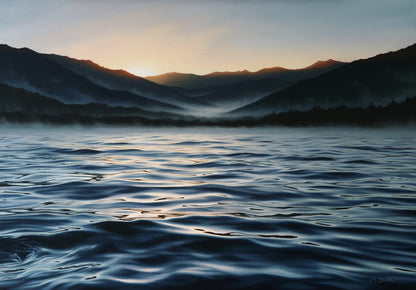 Quiet Mist, Original Oilpainting, 70 x 100 cm