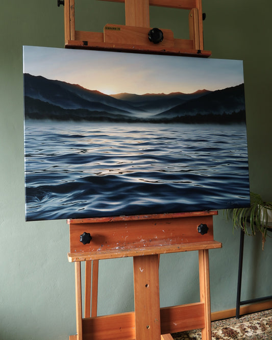 Quiet Mist, Original Oilpainting, 70 x 100 cm