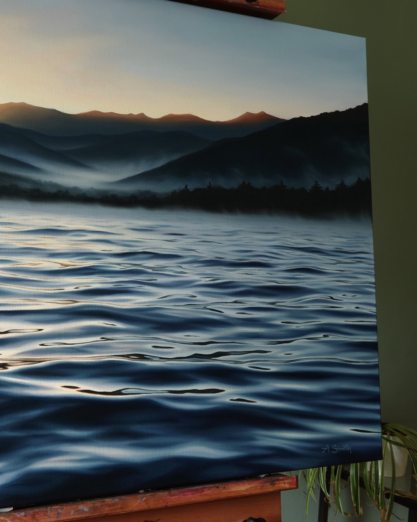 Quiet Mist, Original Oilpainting, 70 x 100 cm