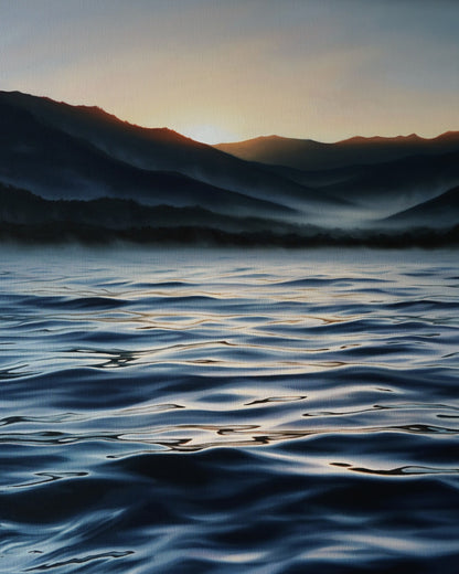 Quiet Mist, Original Oilpainting, 70 x 100 cm