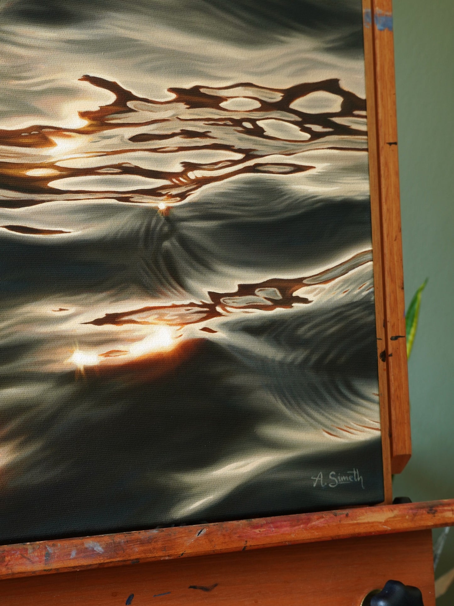 Reflections, Original Oilpainting, 60 x 50 cm