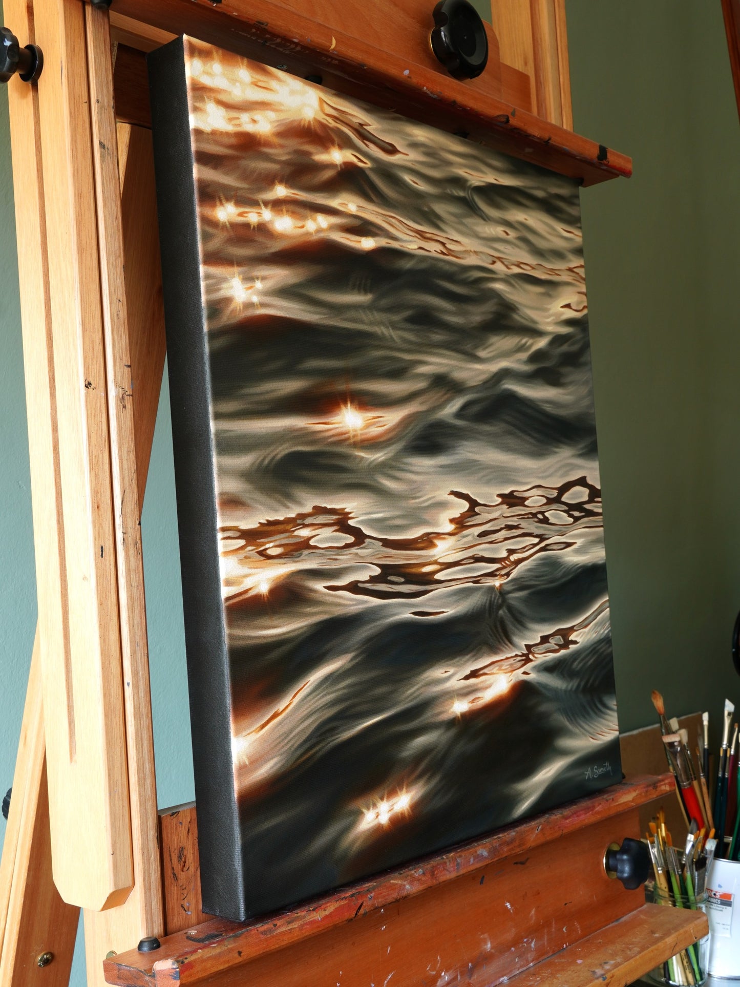 Reflections, Original Oilpainting, 60 x 50 cm