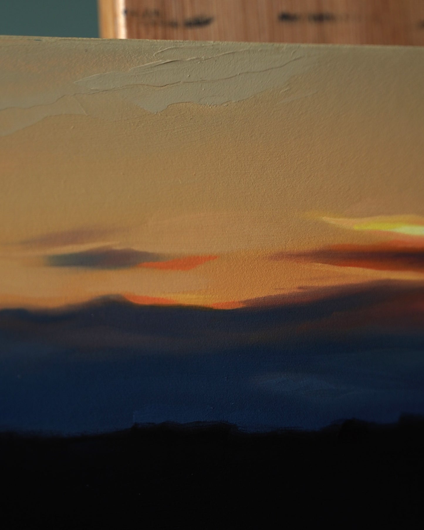 Threshold of Light, Original Oilpainting, 30 x 30 cm