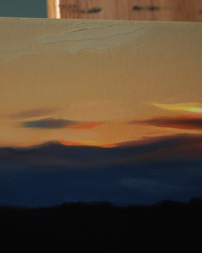 Threshold of Light, Original Oilpainting, 30 x 30 cm