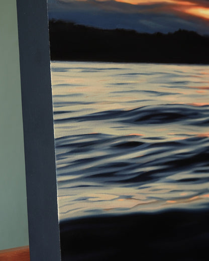 Threshold of Light, Original Oilpainting, 30 x 30 cm