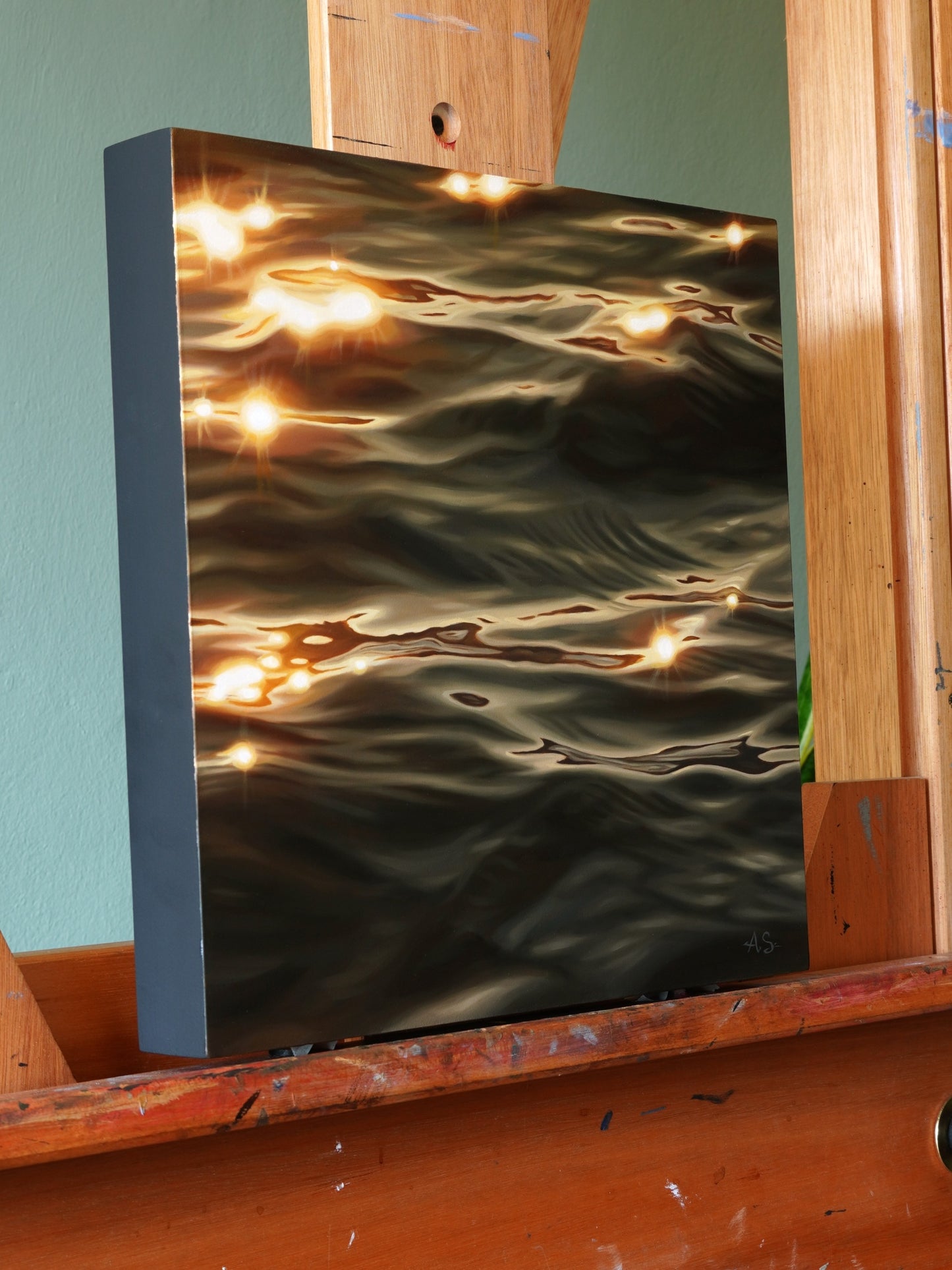 Warm Glow, Original Oilpainting, 30 x 30 cm