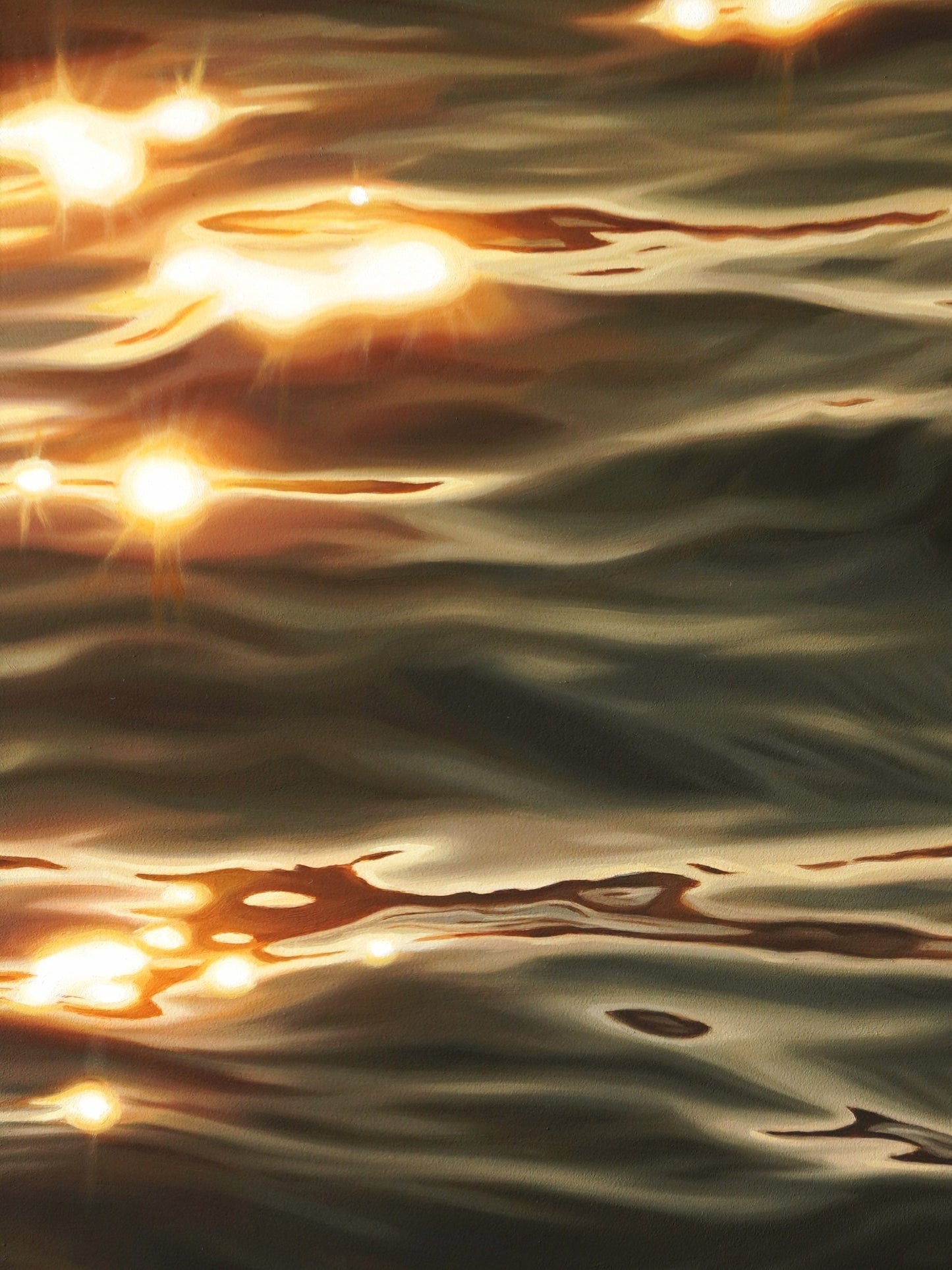 Warm Glow, Original Oilpainting, 30 x 30 cm