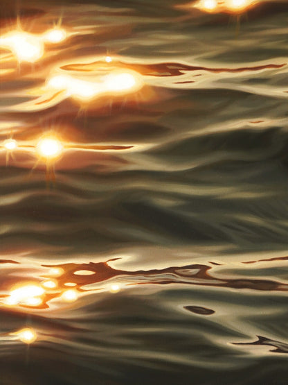 Warm Glow, Original Oilpainting, 30 x 30 cm